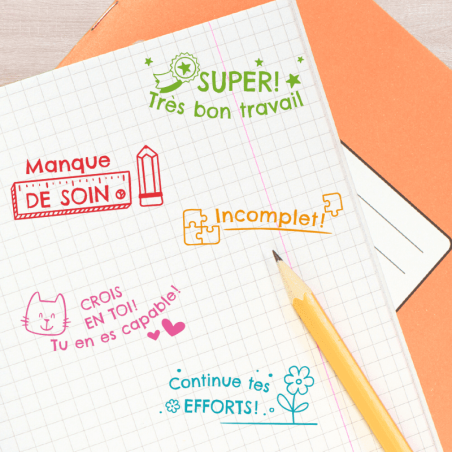 Kit de 5 tampons pour enseignant n°3