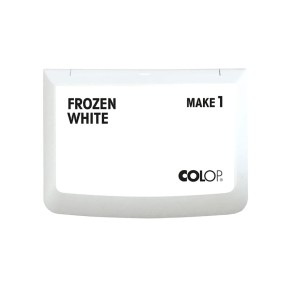 Encreur Colop Make 1 Frozen White - Blanc - 90 x 50 mm
